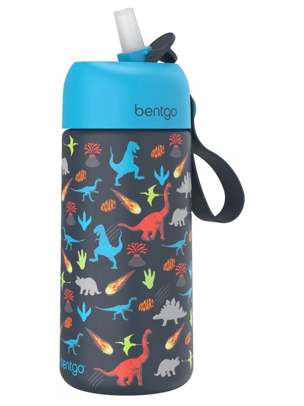 Bentgo Kids Dinosaur 14oz Insulated Water Bottle